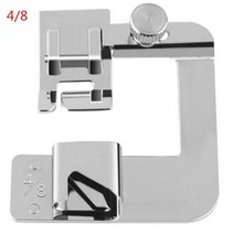 가정용미싱 소형 자수 오바로크 13mm19mm25mm 국내 재봉틀 Foot Presser Rolled Hem Feet For Brother Singer Sew 액세서리s, 13mm 1PCS