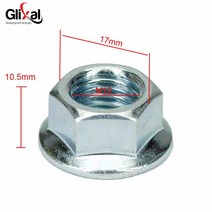 Glixal GY6 50cc 125cc 150cc 프론트 바리에이터 너트 139QMB 1P39QMB 152QMI 157QMJ 중국 스쿠터 오토바이 ATV 고 카트 엔진 (2 pcs