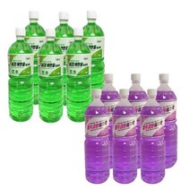 에이스 에탄올 워셔액 1.8Lx6개 발수코팅 KS정품 -, 1. 에이스 에탄올워셔액_1.8L x 6개, 6개