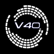 자동차 LED 도어 웰컴 라이트 2 개 볼보 V40 V60 V90 XC40 XC60 XC90 S60 S90 프로젝터 로고 고스트 섀도우 액세서리, 2PCS