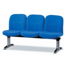 [가구마을]연결형 3인 로비의자, 3인등유, 1개