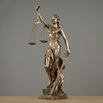 고급 정의의 여신상 변호사 사무실 인테리어 소품 구리 골드 인테리어, 위대한 정의의 여신