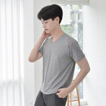[바보사랑] [보카시원단] 기본 무지 브이넥 티 (8color)