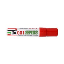 생활용품도매 차트글씨 와이드사각닙 레드 유성매직 1p 거울에글씨 POP