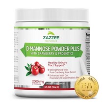 Zazzee D-Mannose Powder 재지 D-만노스 파우더 6.5oz(184g)