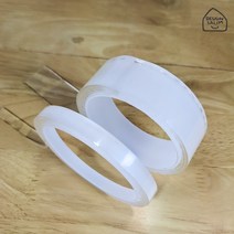 실리콘 투명 클리어겔 양면테이프 초강력, 30mm×1m