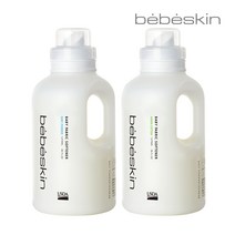 베베스킨 유연제(베이비파우더) 1 070ml 2개 3배고농축 USDA인증, 유연제(베이비+그린코튼)2개set
