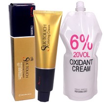 화인 CMS 에일리 실크 터치 컬러링 크림 150g (1제 6개당 정품2제 1000ml증정) 미용실염색약 에일리염색약 정품, 1개, 7/34