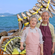 먹사부 영광 법성포 국내산 굴비 선물세트 선물용 가정용 소 중 특대 장대 말린 10마리 20미 포장 대용량 생선 참조기 제수용 소포장, 20미 엮걸이 굴비 선물세트 (1.9kg)