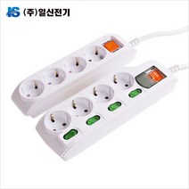 국산 멀티코드 일반 개별 스위치형 KS 멀티탭 모음 일신, 개별 6구（5m）