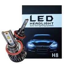 [h8led] HCR 22000루멘 6500k LED헤드라이트 전조등 안개등 화물차24V호환 전차종호환 H1 H3 H4 H7 H8 9005 9006 881, 퍼블릭 H8