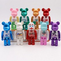베어브릭 100% 400% 대형베어브릭 피규어 사이드 관절 A 20주년 소품 홈 아트토이, 27