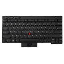 IBM ThinkPad T430 T430S T430I X230 X230T X230I T530 W530과 호환되는 포인터(백라이트 없음)가 있는 새로운 미국 레이아웃, 290x150x5mm, 블랙, 플라스틱