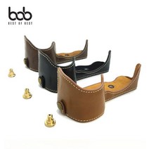 bob SONY 소니 A6400 카메라 가죽 속사 하프 케이스, 소니A6400_초코브라운