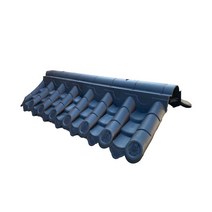 함석기와 지붕 덮개 인테리어 지붕재 플라스틱 방수, 100x35cm 레드