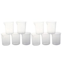 업소용 슬라이서 육절기 실험실 플라스틱 측정 컵 100 Ml 투 개, 01 transparent
