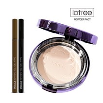 [로트리] [5만원이상 스타벅스 기프티콘 증정]로사 센티폴리아 파우더팩트+아이라이너, 피부타입:21호+아이라이너 브라운, 상세 설명 참조