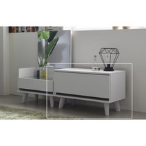 1인가구 원룸용 1단 서랍 보조 사이드장 협탁(60cm) 자취방 콘솔 좁은 예쁜, 아카시아