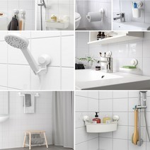 이케아 TISKEN 흡착식 욕실용품 시리즈/주방/수납/정리, 흡착식 바구니