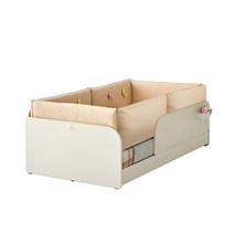 한샘몰pick 비비엔다 샘키즈 데이베드 범퍼가드 4면형, 02.스트라이프 베이지(B)