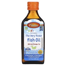 칼슨 노르웨이산 피쉬 오일 오렌지 맛 800mg 200ml, 1병