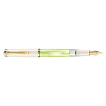 펠리칸 트레디션 M200 파스텔 그린 만년필 파인 펜촉 815253 106927, Fountain Pen_1 Count (Pack of