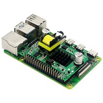 메인보드 인터넷 POE 전원 공급 장치 모듈 802.3af 네트워크 확장 보드 방열판 포함 Raspberry Pi 4B/3B, [01] green