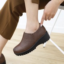 제이슈 천연소가죽 레서디 통굽 슈즈 3cm