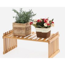 반려식물 선반 진열 우드 화분받침대37cm 새싹채소 큰나무 미니토마토 옥상 베란다꾸미기, 1개