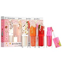 립글로스Too Faced 홀리데이 립글로스 세트 - 페퍼민트 바크 에그노그 스파이스 케이크 및 슈가 플럼 3.5, 한개옵션1, 한개옵션0