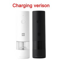 Huohou 전기 자동 분쇄기 후추 및 소금 LED 조명 요리용 향신료 곡물 5 가지 모드, YMQCD-BW, 중국