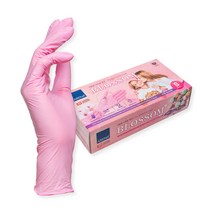 아베나 니트릴장갑 핑크 요리용 쉐프 위생장갑 100매, 대(L)