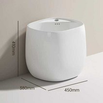 패디큐어 족탕기 마사지샵 테라피 족욕대야 도자기, M04-40 블랙 수도꼭지 + 스프레이 건