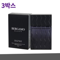 3박스 베르가모 옴므블랙 남성향수 40ml 남자명품향수 여자가좋아하는남자향수 아버님선물 40대아빠생일선물 명품향수 여자들이좋아하는남자향수 남자겨울향수 남자은은한향수 향수브랜드 추천