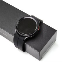 미드디엔 갤럭시워치 호환 5 4 날개형 디버클 실리콘 스포츠 스트랩 시계줄 20mm, 블랙