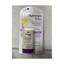 선크림 아베노 아기 민감성 피부 미네랄 선크림 스틱 SPF 50 페이스 바디 0.47oz