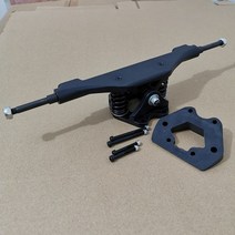 스케이트보드 입문 전동 수리 부품 보드 길이 듀얼 허브 모터 큰 봄 산 전기 트럭 좋은 쿠션 브래킷 롱 트럭, 적갈색