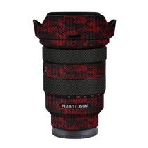35mm 필름 포토 FE16-35F2.8 / 16 35 GM 렌즈 프리미엄 스킨 소니 f2.8 (SEL1635GM) 프로텍터 방지 스크래, [13] Mamba Red, 1개
