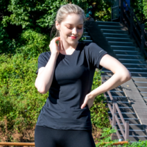 뒤란 DURAN 올 시즌 스트레치 기본 여성 티셔츠 DTF2S-3025 5colors