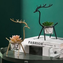 [아리상회] 노르딕 메탈 다육 화분, 블랙