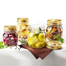 콰트로 유리밀폐(박스)/과일청 유리병/공병, 콰트로 유리밀폐 150ml(12p)