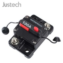 배터리전원차단 배터리차단 밧데리차단기 Justech100A AMP 회로 차단기 듀얼 배터리 IP67 방수 12V 24V 자동차 오프로드 차량 윈치 요트 선박용 퓨즈 리셋