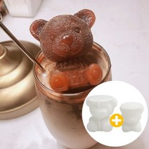 엄마곰 아기곰 얼음틀, 엄마곰 1개 + 아기곰 1개