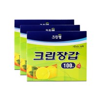 크린랲 크린장갑 100매, 3개