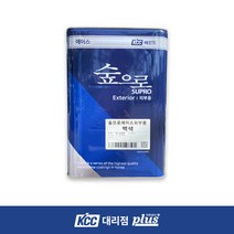 KCC 숲으로에이스외부용 18L(말통) 무광페인트 외부수성페인트 담장 옹벽 벽화 외벽 주택 보수 수리, 백색, 1개