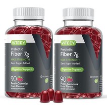 Viteey Prebiotic Fiber구미 7G 엑스트라 스트렝스 성인 및 청소년용 펙틴 90정 1+1 2병
