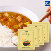 제주담음 제주 흑돼지 카레 250g 4개