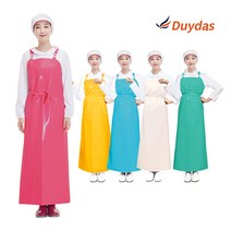 H형 메쉬 가벼운 방수앞치마 듀다스 식당앞치마 HK마트 위생앞치마 청소앞치마 에이치형앞치마 가벼운 메쉬앞치마, 대, 블루, 1개