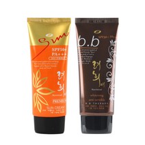1+1+1 백옥생 려희애 썬크림 60ml/비비 크림 50ml, (3개)려희애 선크림