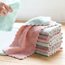 할인바이할인 물먹는 벨벳타올 양면행주 S사이즈, 10장